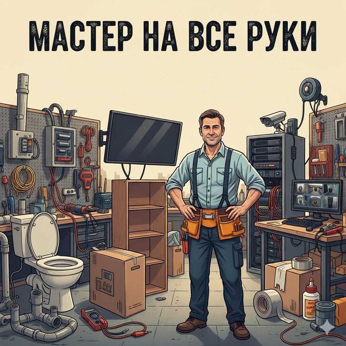 Мастер на час, муж на час, быстро и качественно