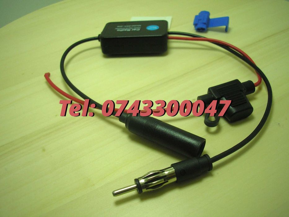 Amplificator Pentru Semnal Antena Radio Auto Fm 12v