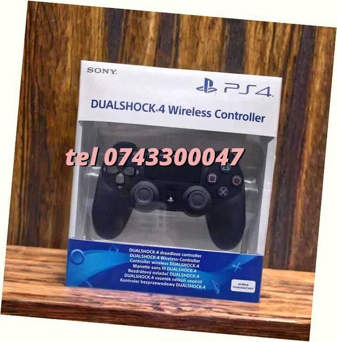 Controller Ps4 Wireless Original Sony Dualshock 4 V2 Negru