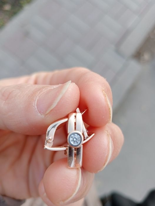 Золотой серьги 585