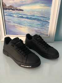 DOLCE & GABBANA - Leather Portofino Sneakers