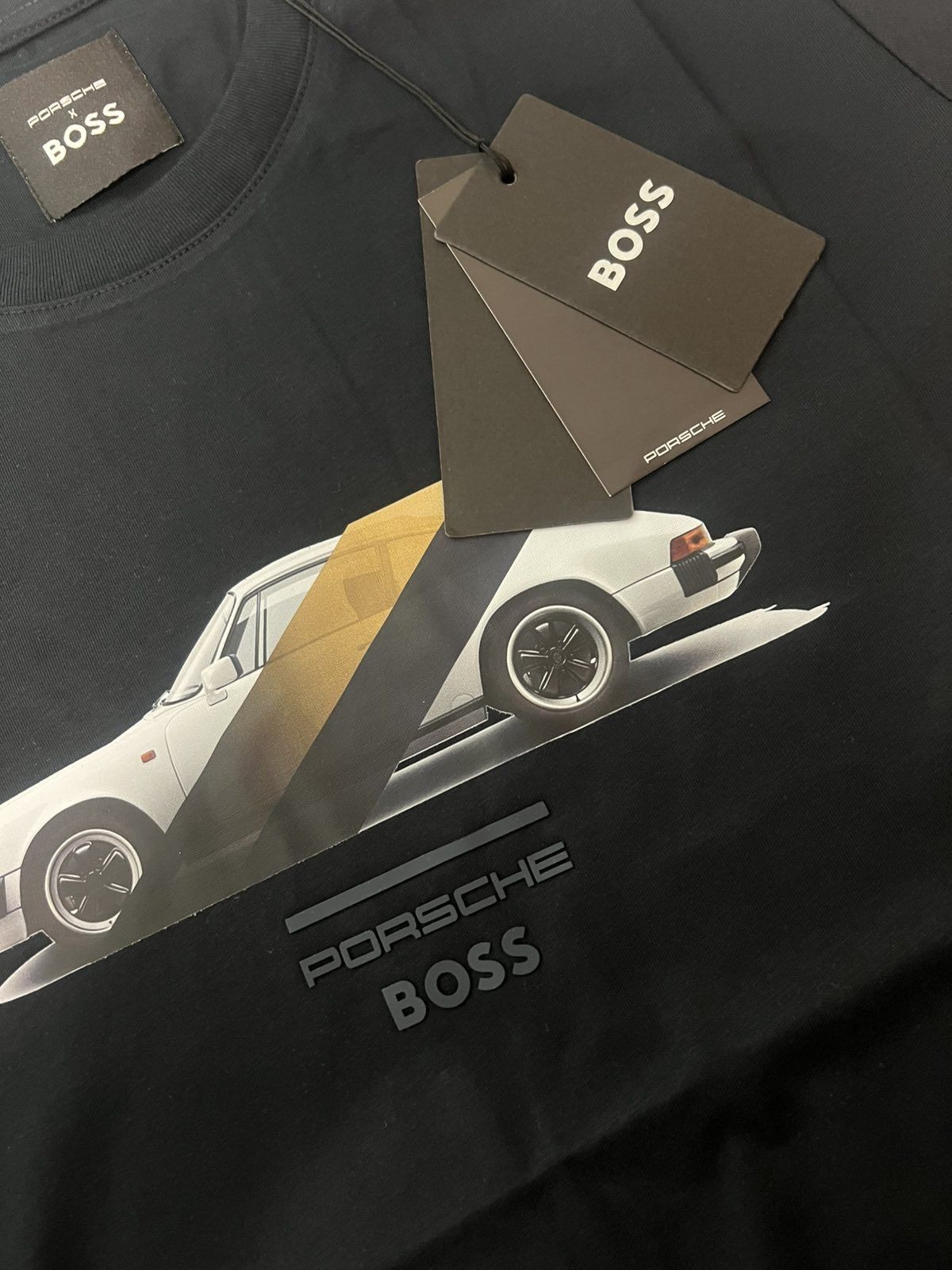 Памучна тениска Boss x Porsche