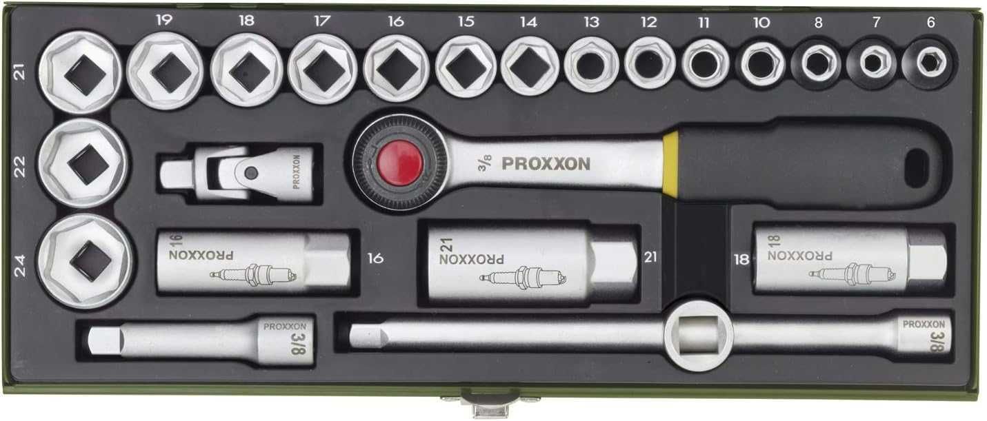Proxxon гедоре 24 части, 3/8 инча,  Германия