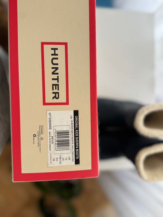 Hunter детски гумени ботуши с вълна