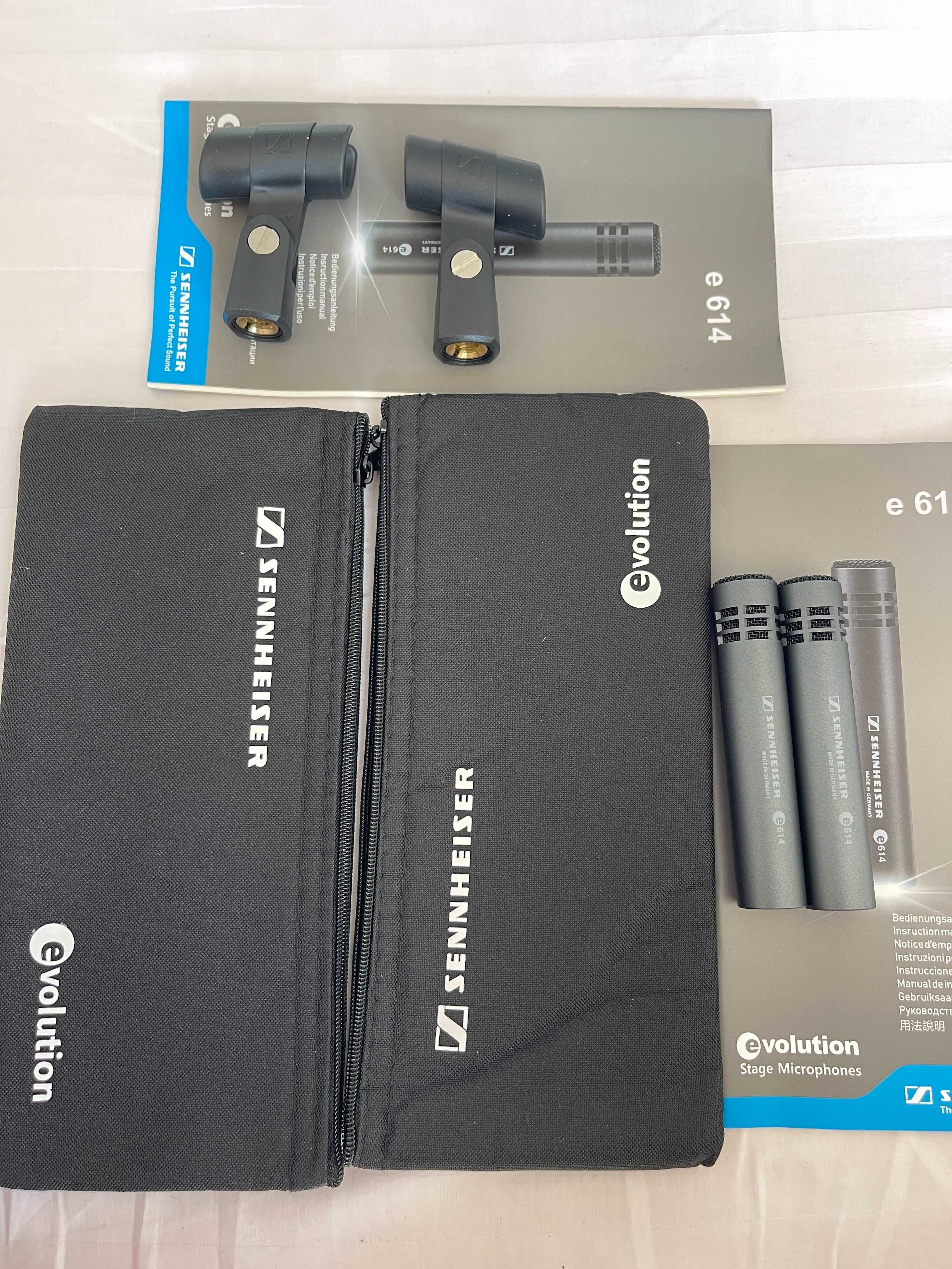 Продавам 2 броя микрофони Sennheiser e614 – като нови