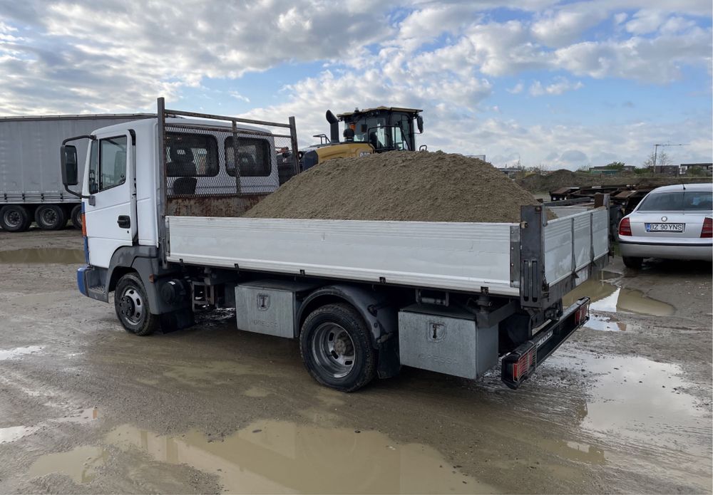 Transport Nisip Piatra Pamant vegetal Moloz Materiale constructii