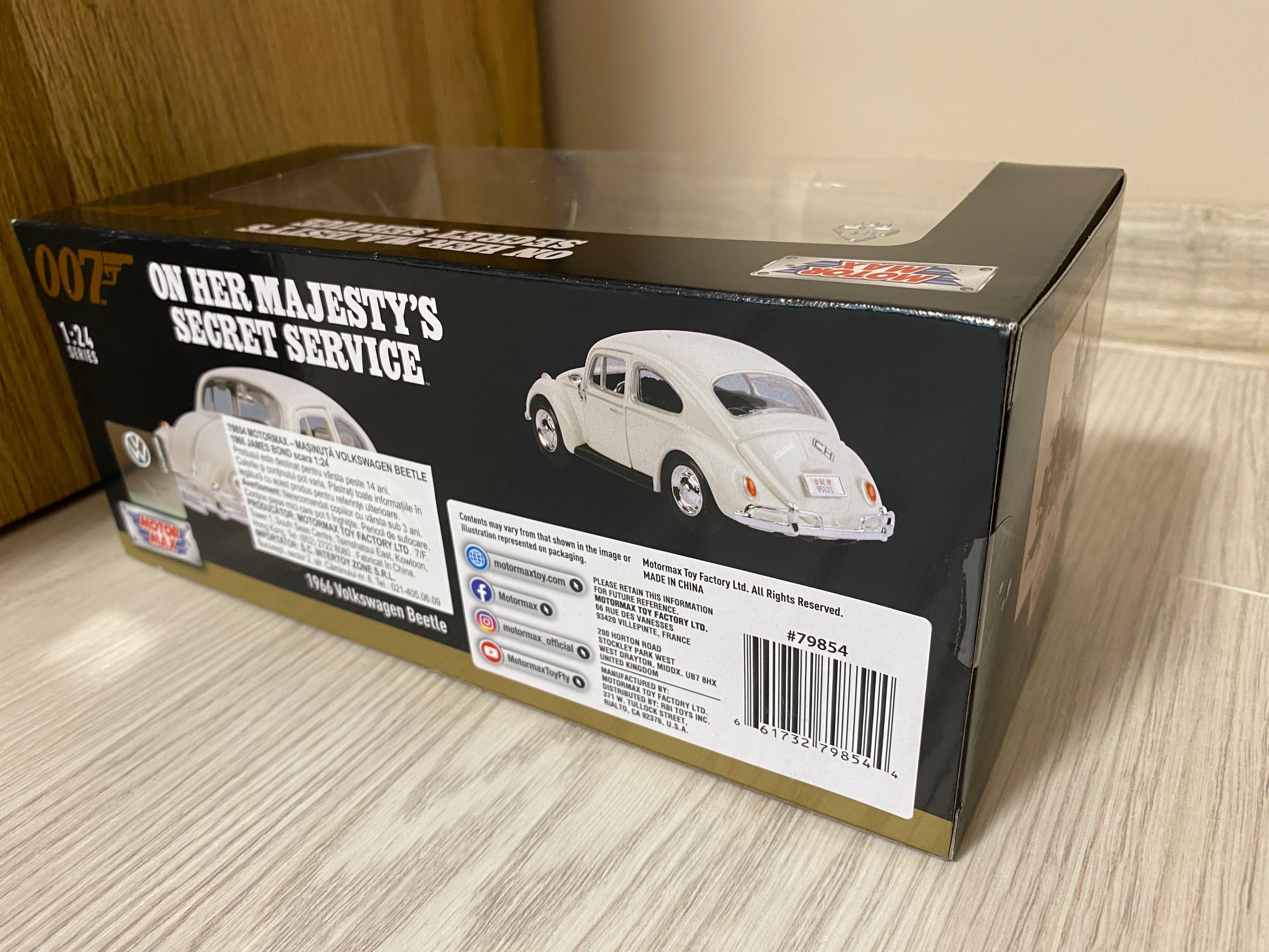VW Beetle 1966 James Bond collection 1/24