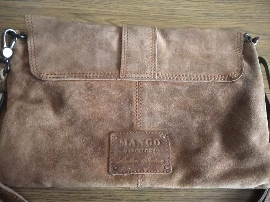 Продам замшевую натуральную сумку