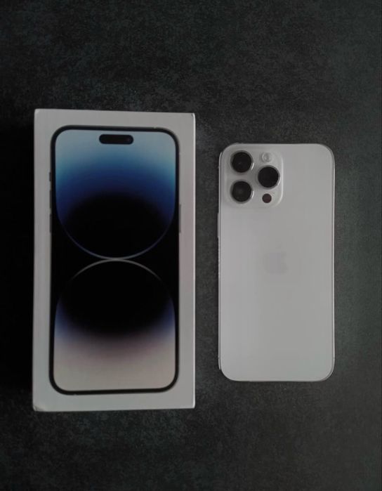 iPhone 14 Pro Max 256 GB Silver в отлично състояние