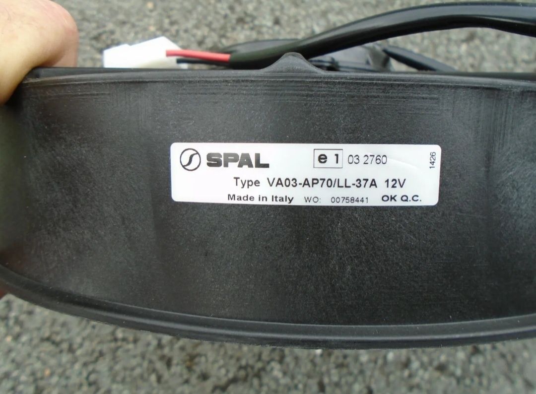 Аксиален вентилатор SPAL 12VTYPE:VA03-AP70/LL-37A 280mm