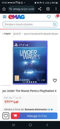 Joc Under The Waves Pentru PlayStation 4 (sigilate)