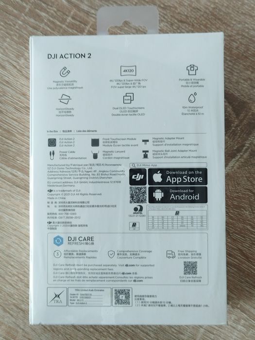 Dji action 2 Dual-Screen Combo+sd 128gb