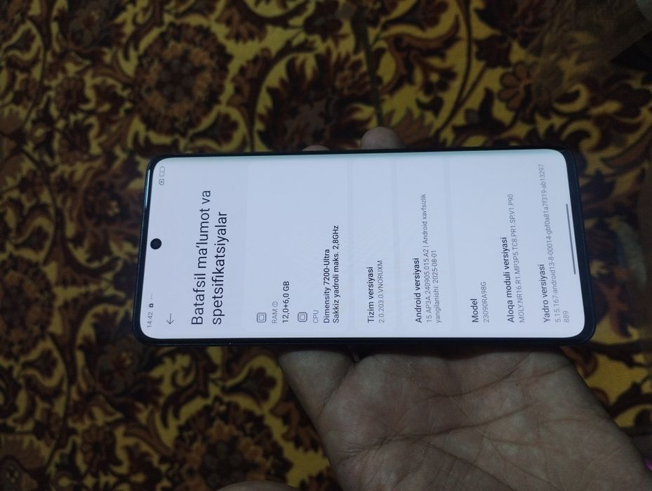 Xiaomi note 13 pro +5g  12+12/512