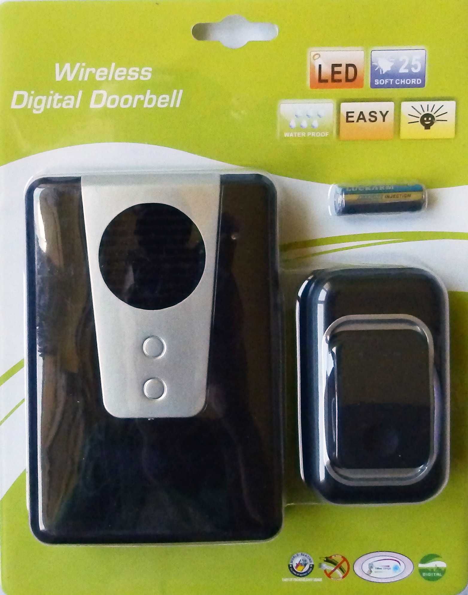 Безжичен електронен звънец  за врата на 220V или на батерии - DS-390*