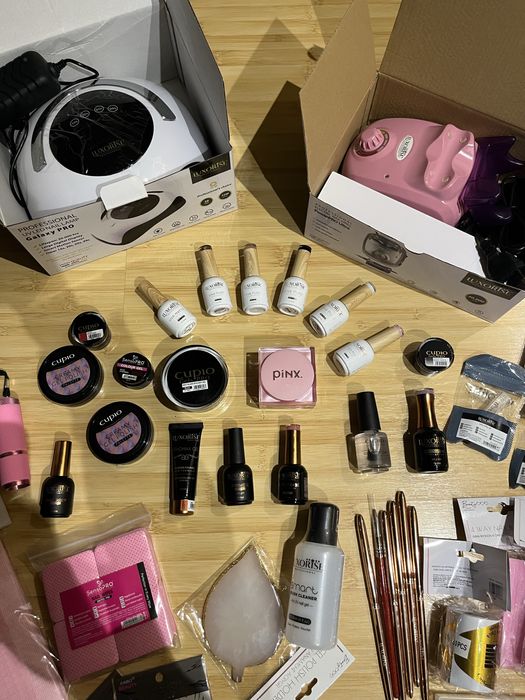 kit unghii gel complet pentru începători