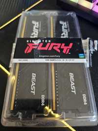 Kingston Fury RAM DDR4 16GB 2x8GB 2666MT/S