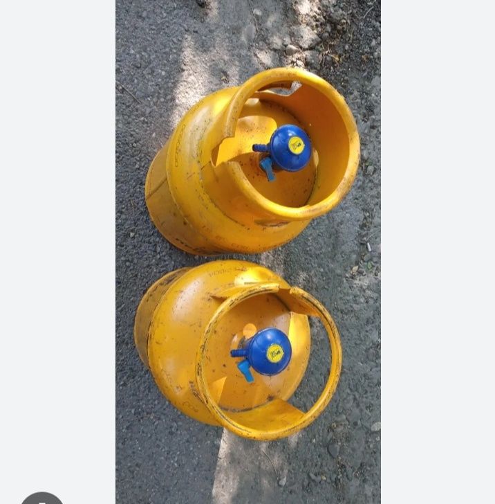 Продам газ балон, жёлтый большой .