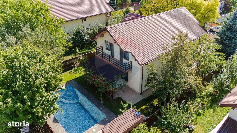 Casă cu Piscină de Vânzare, 500mp Teren, Str. Victoriei-Valea Lupului