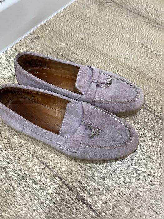 Продам кожаные лоферы  loro piana