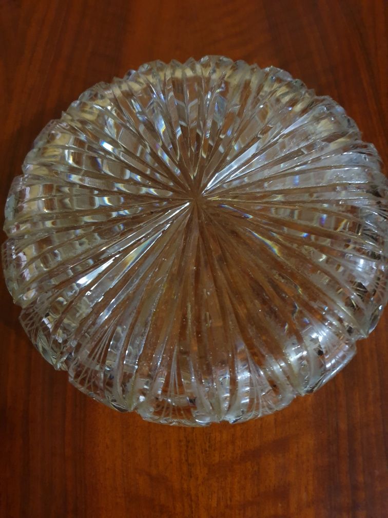 Настоящая хрустальная ваза для фруктов и конфет