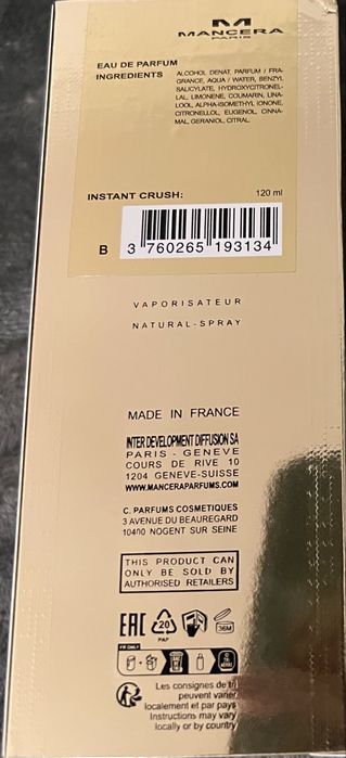 Mancera Instant Crush