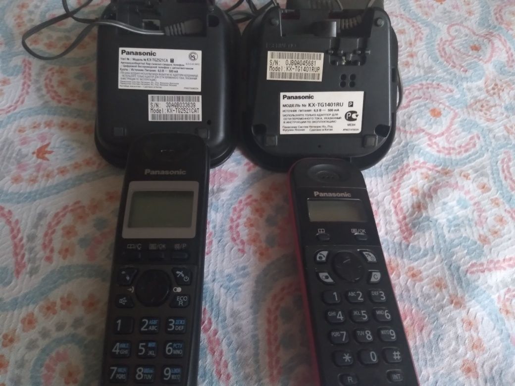 Продаю два радиотелефон б/у в отличном состояний