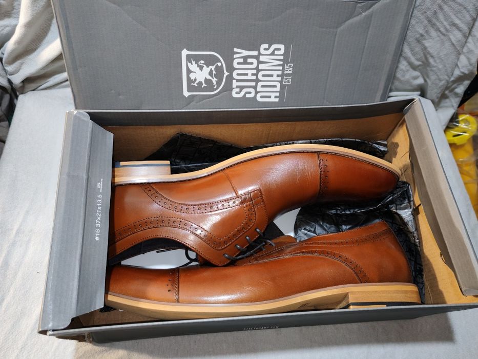 Мъжки официални обувки от естествена кожа Stacy Adams №48