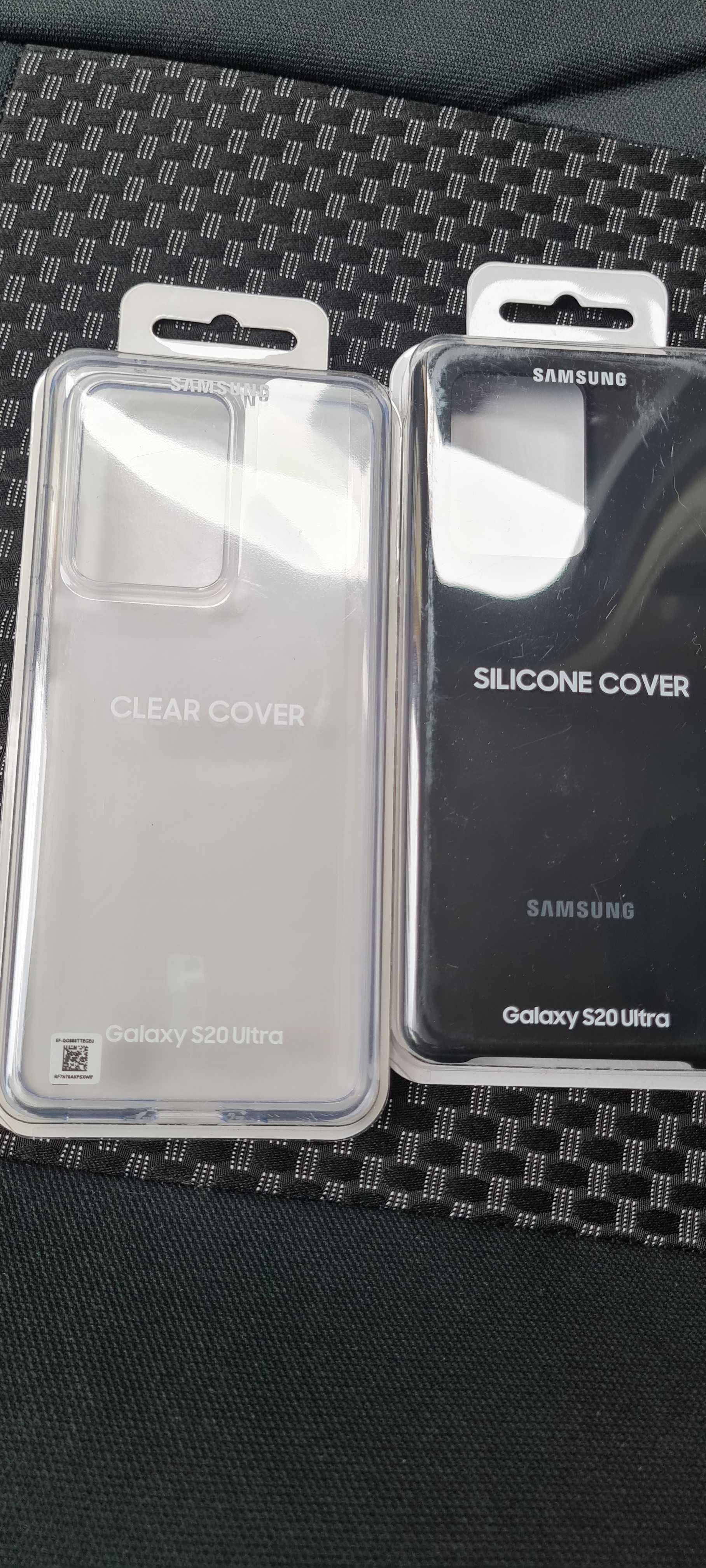 Husa Samsung S20 Ultra transparenta/neagra