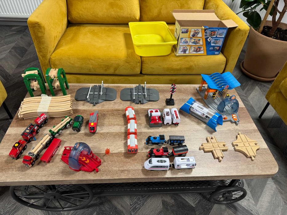 trenulete Brio, sine, tunel