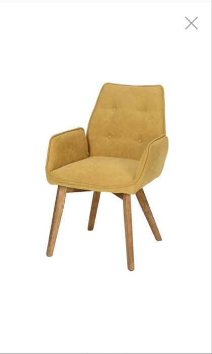 Жълти трапезни столове 2 броя