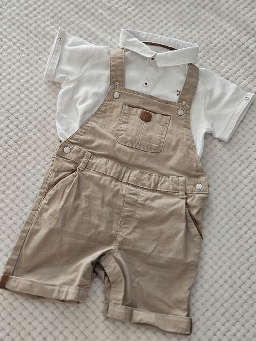 НОВ Гащеризон с тениска  Okaidi за момче 98см