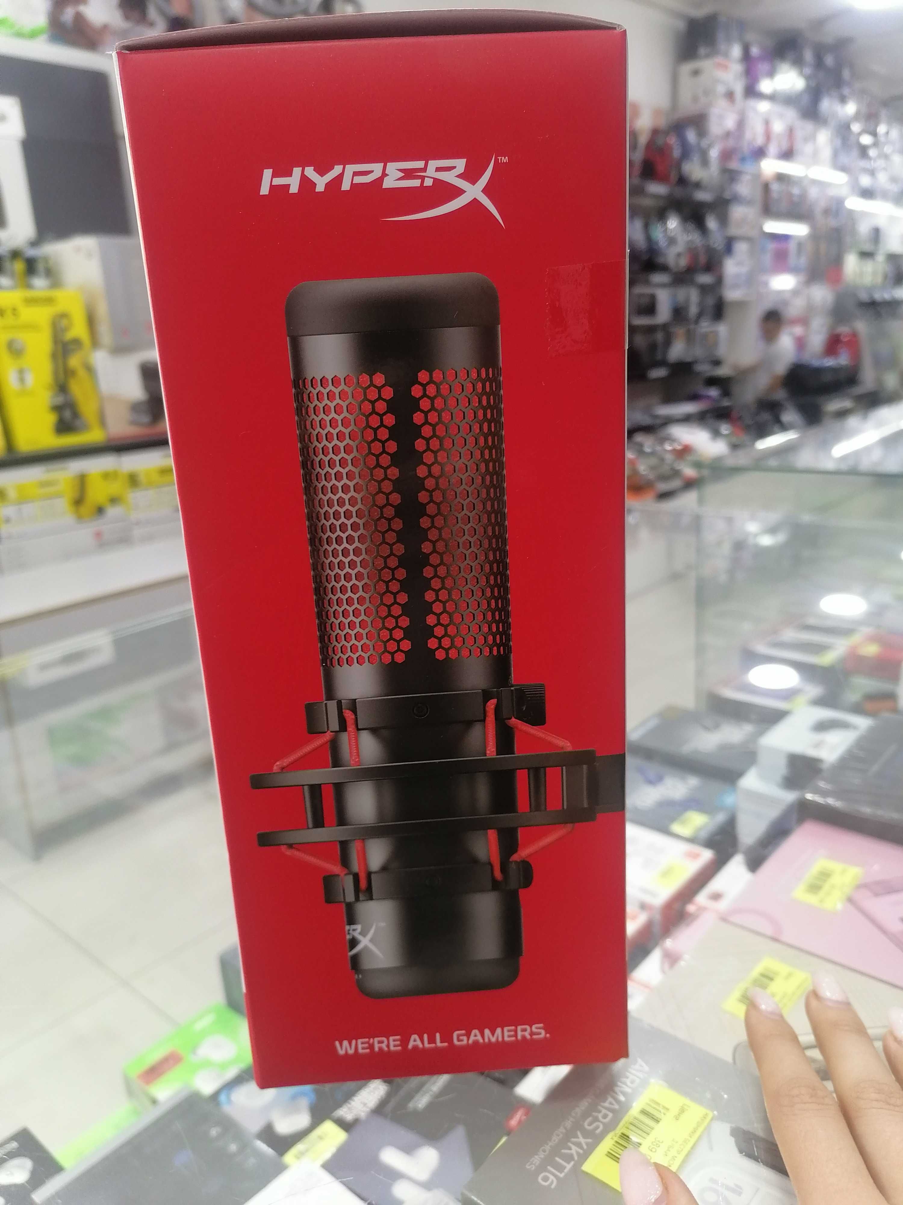 Микрофон для компьютера микрафон для стрима Hyperx QuadCast