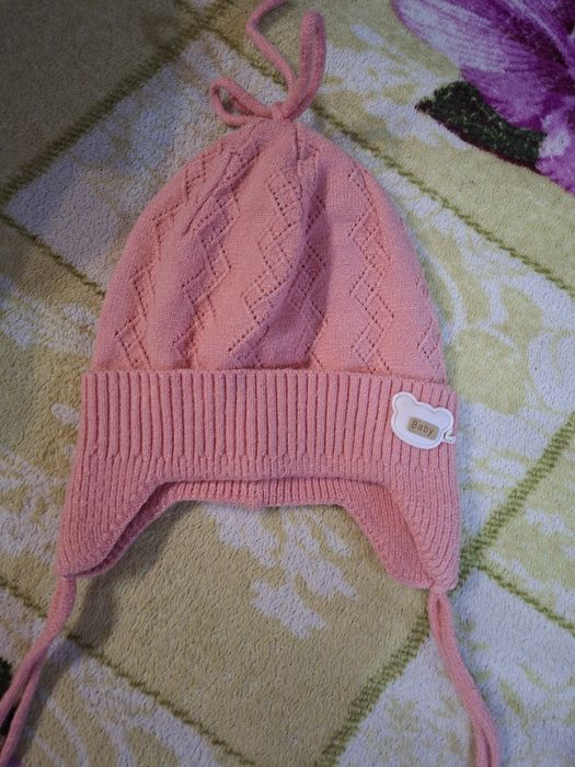 Шапочка на девочку 0+