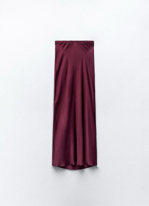 Юбки атласные Zara