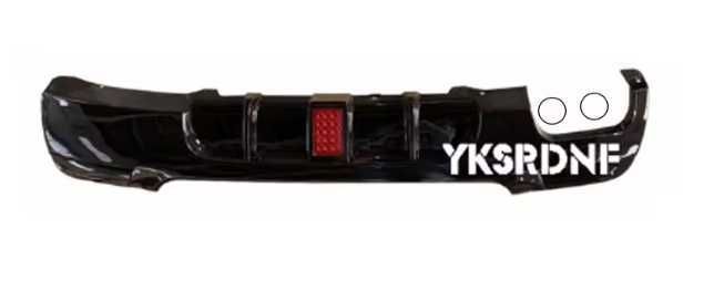 Дифузер с LED светлина за BMW 3 серия E90 E92 E93 гланцово черен