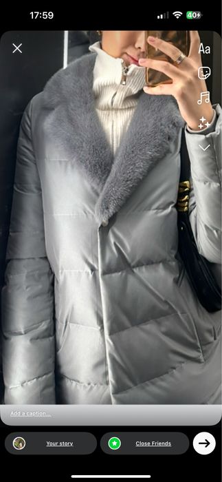 Куртка с норковым воротником