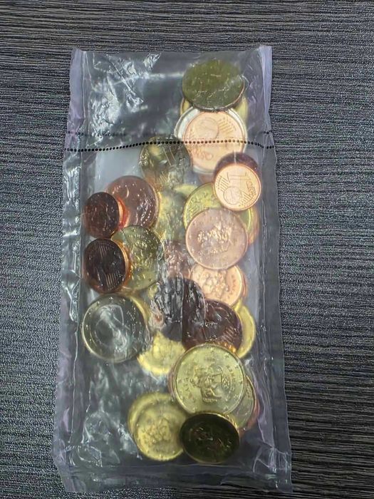 Стартов комплект евро монети – нов, запечатан (официален от БНБ)