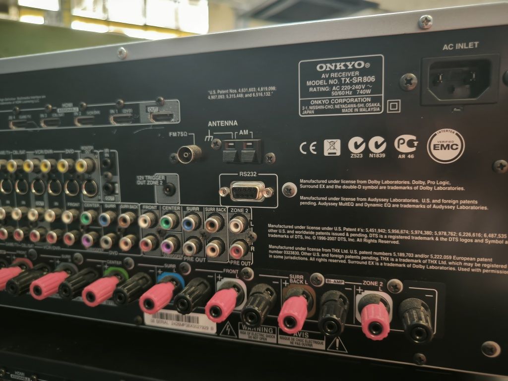 Onkyo tx sr -806  7.1 channel