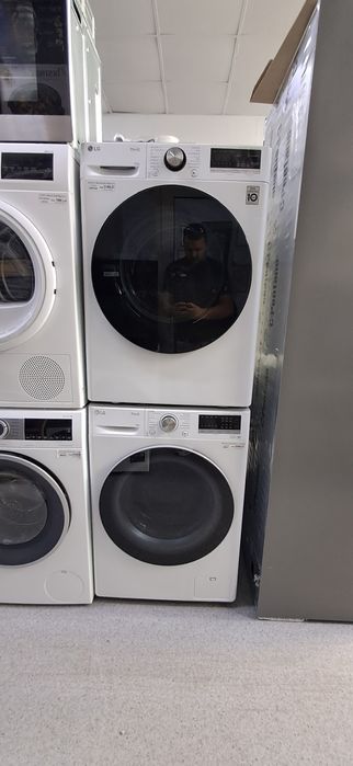 Set LG masina de spalat + uscator rufe Pompa de caldura cu Garanție