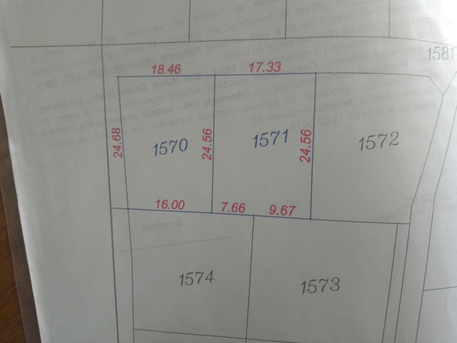 Vând 2 parcele de teren alăturate in Paleu- fosta ferma