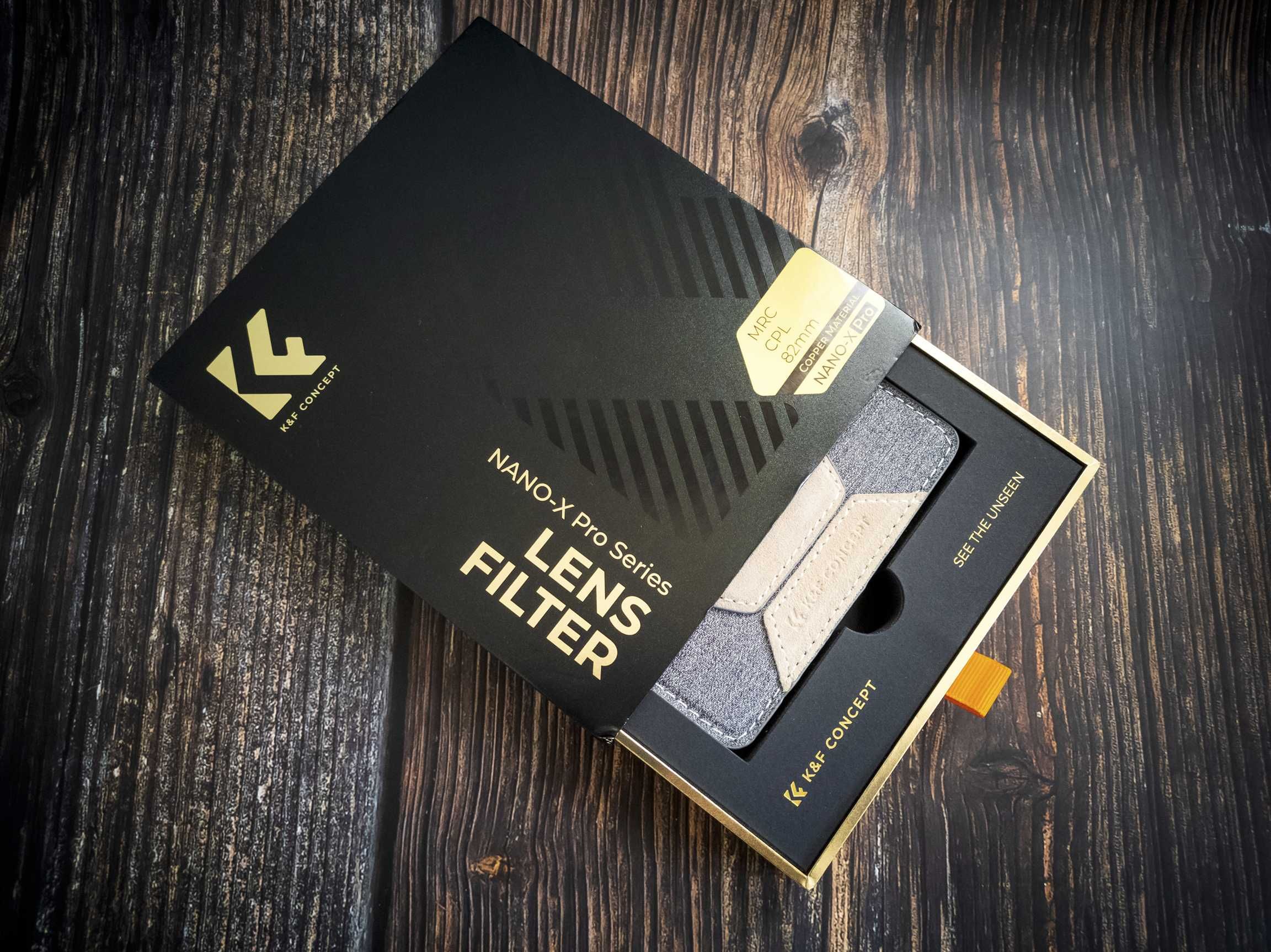 K&F Concept Nano-Xcel Pro 82mm CPL Поляризиращ Филтър - НОВ!
