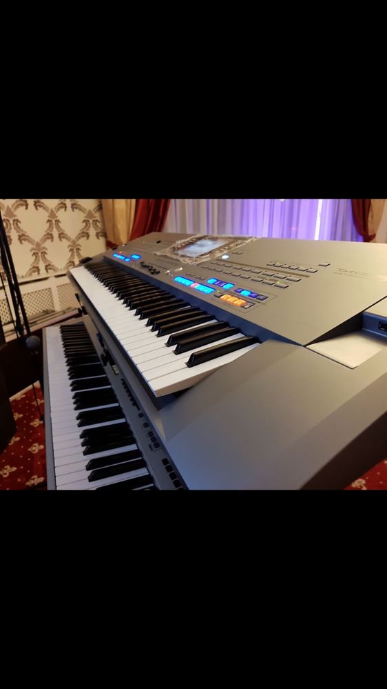 Yamaha Tyros 5  vind sau schimb cu Genos plus diferenta 76 de clape