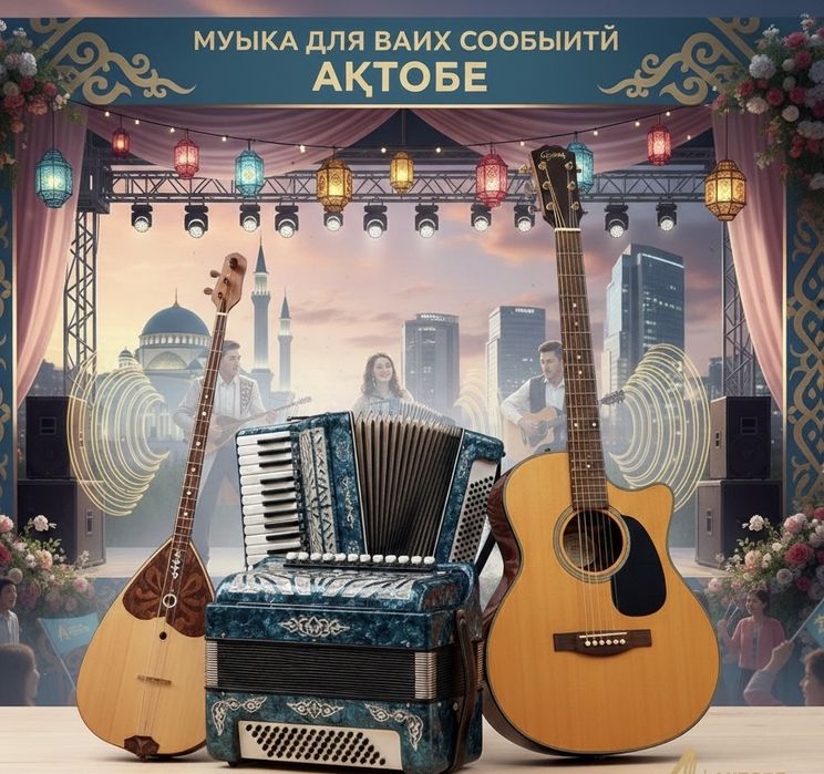 Домбыра Баян Гитара Синтезатор Муз.аппаратура