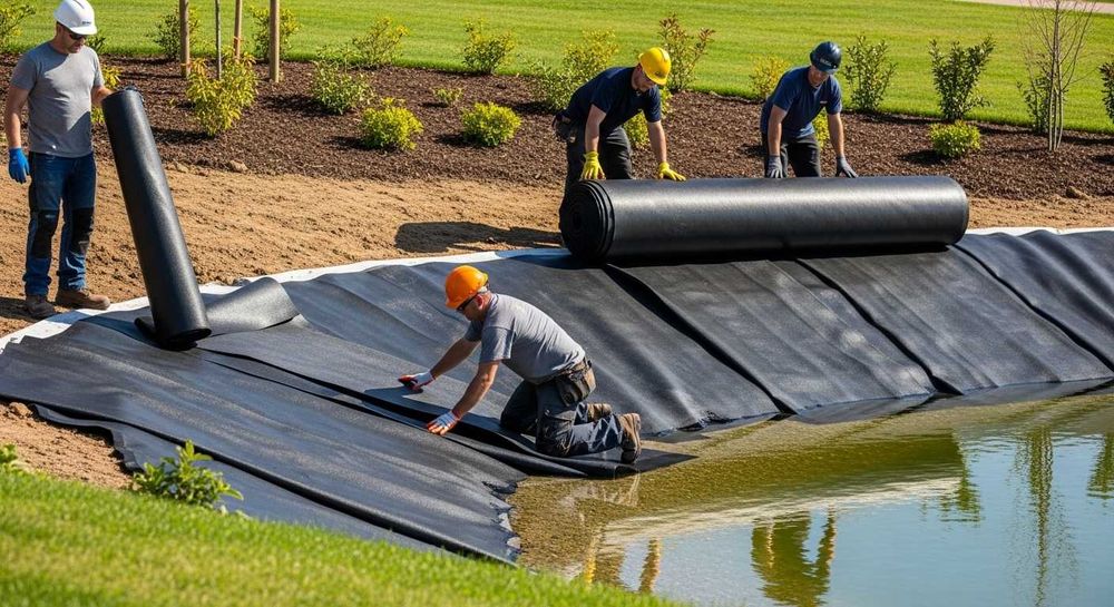 Иглопробивной Геотекстиль Нетканый (Армирование Дренаж Ландшафт)