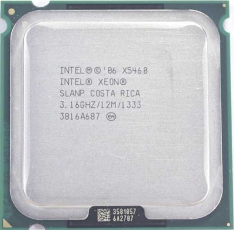 Процесор ЦПУ CPU Xeon X5460 775 MOD по-добър от core 2 quad Q9650
