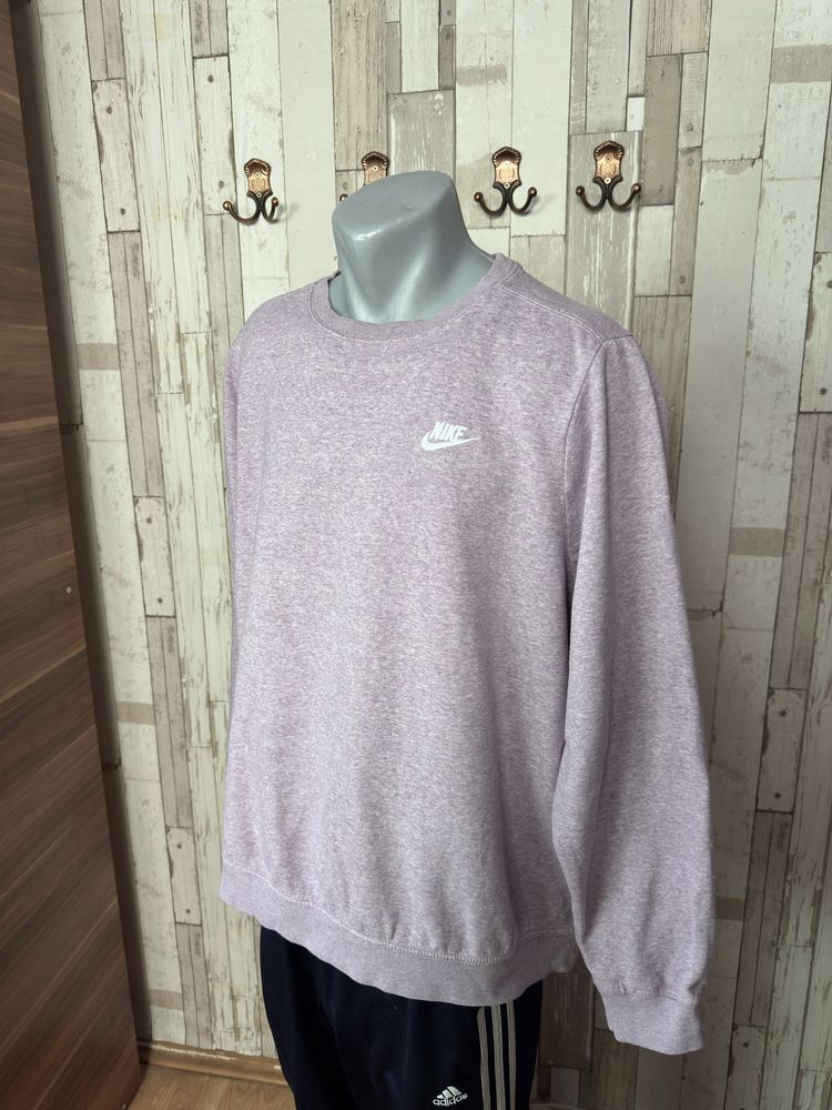 Pulover bluza sweater sweatshirt casual gri Nike bumbac