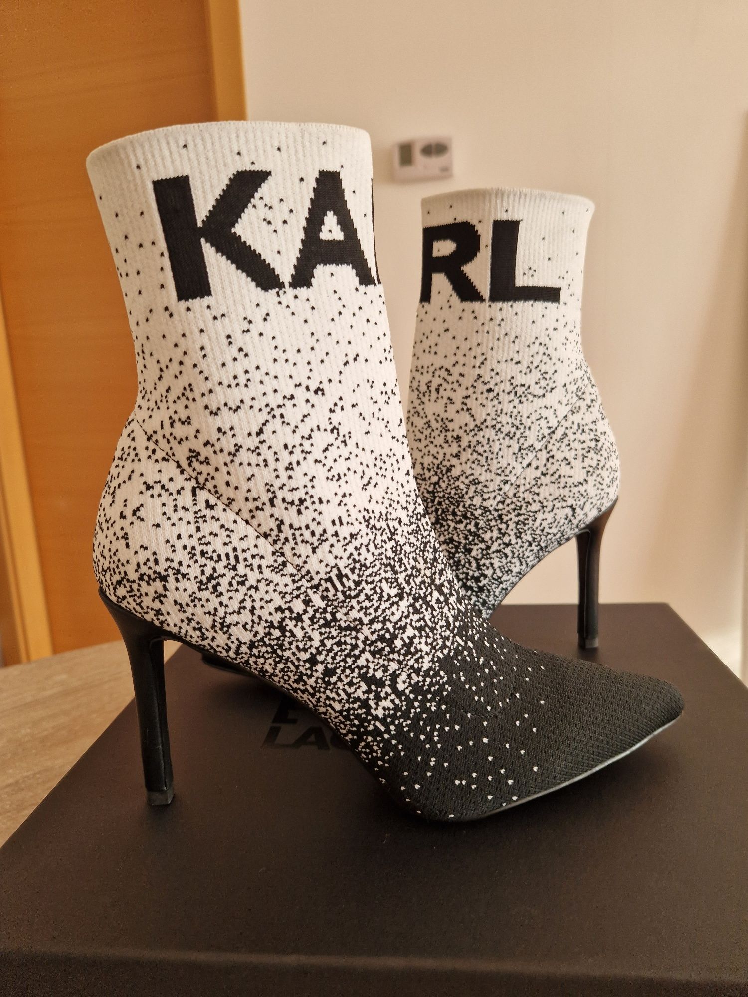 Botine de Primavara Tricotate Karl Lagerfeld Pandora - 38