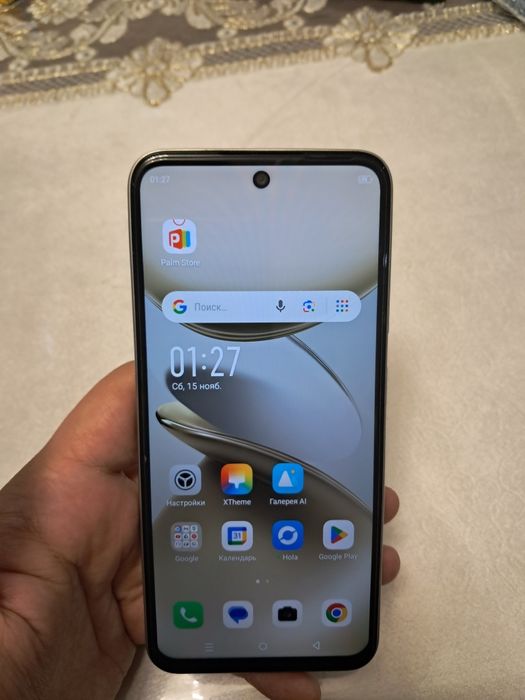 Infinix Smart 9 6/128GB Silver Natural 2025 Igravoy Holati Ideal Zor