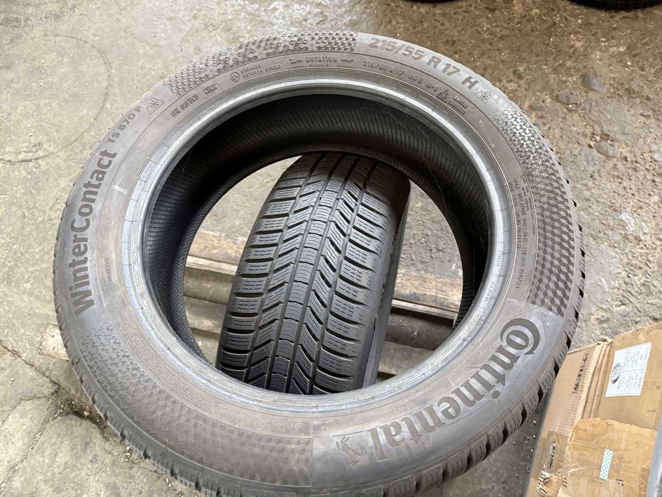2x Anvelope Iarna 215/55 R17 - Continental Winter Contact TS870P