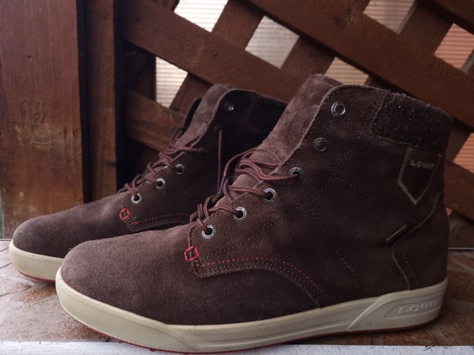 Ghete piele intoarsa LOWA Dublin GTX QC marimea 43, impecabile!!